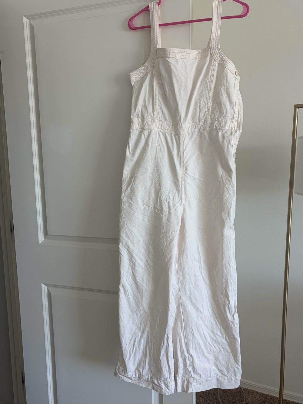 Cream jumpsuit